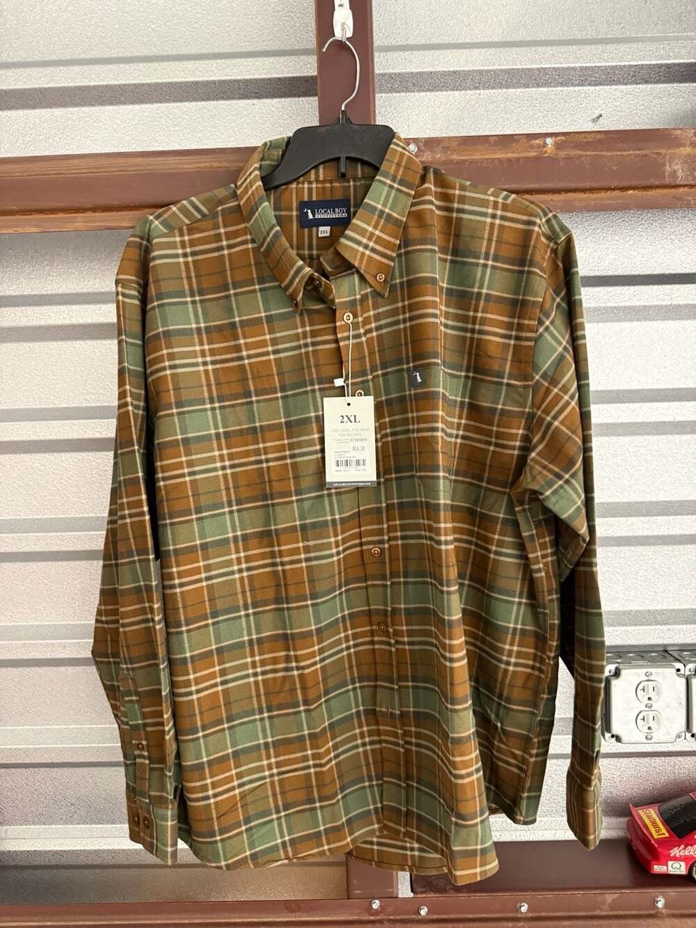 Local Boy Outfitters Frazer Flannel Shirt 2XL